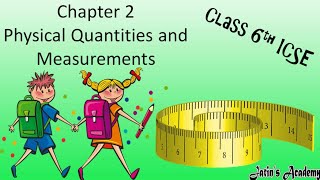 Physical Quantities and measurement class 6 icse chapter 2 Physics jatinacademy [upl. by Lodi703]