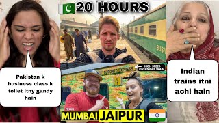 Foreigner Travel in Pakistan Business Class Train Vs Foreigner Travel in India Business Class Train [upl. by Eisus]