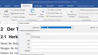 02 Zitieren nach APA Style [upl. by Ardnosac]