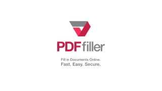 Fill Documents From Any Device Anywhere With PDFfiller [upl. by Eillime]