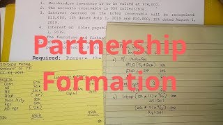 Partnership Formation  A Sole Proprietor and an Individual with No Business Form a Partnership [upl. by Martell]