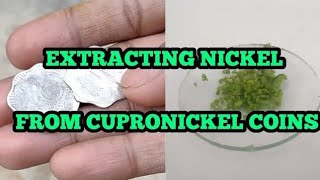 making Nickel chloride from cupronickel coins [upl. by Ahsiel201]