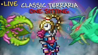 Beating CLASSIC TERRARIA In ONE SITTING [upl. by Yereffej]