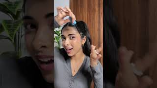 How to get a sleek ponytail tutorial  Manage flyaways with BBLUNTIndia hair finishing gel stick [upl. by Arimaj]