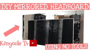 DIY Mirrored Headboard [upl. by Anilem916]