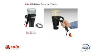 Solo Heat Detector Testing  423424 amp 461 [upl. by Naujet]