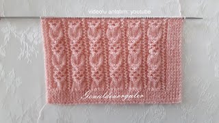 Gönül Yolu Örgü Modeli Bayan Yelek Örneği  Knitting Patterns  253 [upl. by Trilbi]