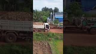 Bulldozer go to Working Pour soil [upl. by Ahcarb]