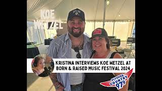 NWKS RADIOS INTERVIEW WITH KOE WETZEL AT BORN AND RAISED 2024 [upl. by Duky]