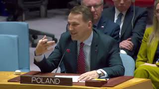 Radosław Sikorski FMPL destroys smart amp on point the lies of UNAmbassador from Russia [upl. by Esilrac]