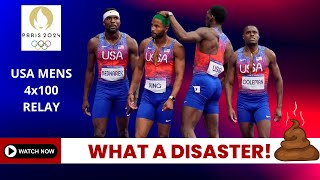 USA MENS 4x100 RELAY DISASTER [upl. by Annayoj]