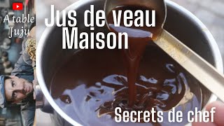 fond de veau  Comment Faire un Jus de Veau Maison comme un Chef [upl. by Roxie]