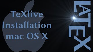 LaTeX Tutorial • TeXlive Installation • macOS • MacTeX [upl. by Sivla]