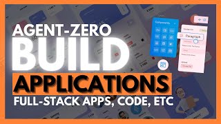 AgentZero Autonomous AI Agent Framework Can DO ANYTHING Generate FullStack Apps Code etc [upl. by Pegg68]
