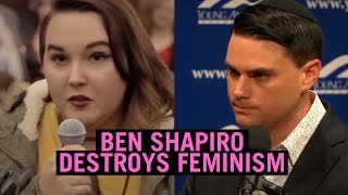 Ben Shapiro Debunks Every Feminist Talking Point In 9 Minutes [upl. by Happy]