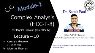 Cauchy’s Theorem Corollaries of Cauchy’s Theorem and Morera’s Theorem in Bengali [upl. by Ayin67]