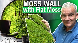 How to Build a Moss Wall  Using Flat Moss [upl. by Bertha]