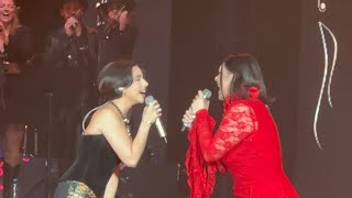 Que Agonía yuritaflowers y AngelaAguilarOficialTV en vivo desde el auditorio nacional 1224 [upl. by Lexa]