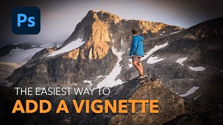 The Easiest Way To Add A Vignette In Photoshop [upl. by Analaf]