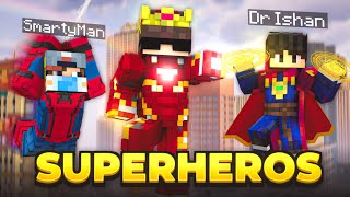 We Became SUPER HEROS in Minecraft [upl. by Leseil]