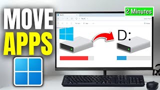 How do I move apps from C to D in Windows 11  Full Guide [upl. by Atinaw306]