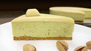 Delicious pistachio cake with white chocolate Simple recipe no baking [upl. by Grubb36]