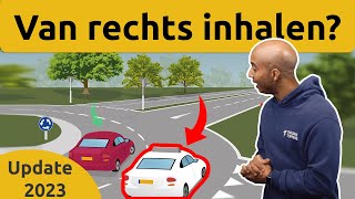 Van rechts inhalen FRUIT CBR Auto theorie 2023 [upl. by Leerzej749]