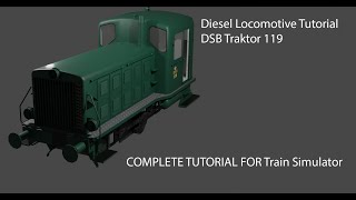 Creating A Diesel Locomotive For Train Simulator  1 Building the base [upl. by Kinney]