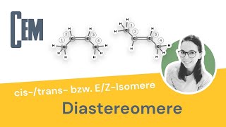 Isomerie 05 Cis  trans bzw E  ZIsomere mit Beispielen [upl. by Kobylak636]