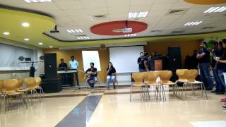 Singing in team event at Amdocs Pune [upl. by Ardnwahsal]