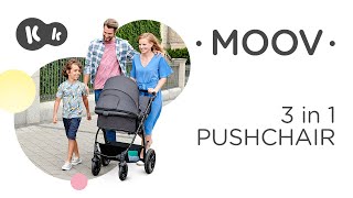 Kinderkraft MOOV 3in1 pushchair  up to 22 kg  with car seat [upl. by Irovi]