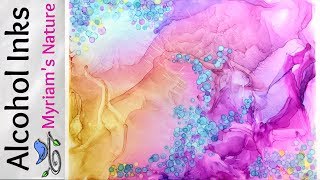 49 Alcohol Ink WISPY Looks  embellishments  Detailed Tutorial [upl. by Drexler]