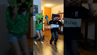 ¡CABEZAS DE MINECRAFT😱 comedia oniichan cosplay minecraft creeper steve origami [upl. by Eissen]