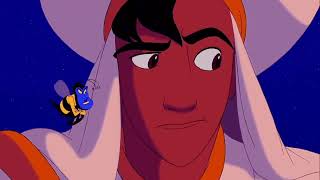 Aladdin 1992 Aladdin Sees JasmineBalcony Scene [upl. by Ahsinav]