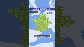 Météo du Lundi 21 au Mercredi 23 Octobre 2024 [upl. by Bryant898]