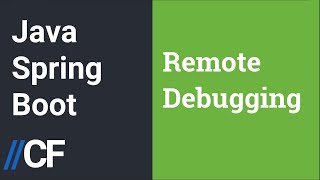 Java Spring Boot  Remote Debugging in IntelliJ  Configuration [upl. by Lairret736]