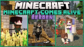 Minecraft Comes Alive Reborn  More Realistic Villagers  Minecraft Mod Showcase  MCA Reborn [upl. by Adnuhs]