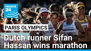 Paris Olympics Dutch runner Sifan Hassan wins marathon • FRANCE 24 English [upl. by Elisee]