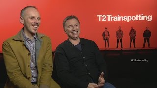 T2 Robert Carlyle and Ewen Bremner say it feels like a band that’s got back together [upl. by Alletse]