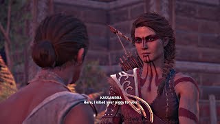 Assassins Creed Odyssey  Meeting Daphnae amp Kalydonian Boar Boss Fight  Legendary Reward PS4 Pro [upl. by Felice515]