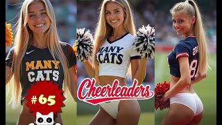 65 ❤ Beautiful Cheerleader  AI ART Lookbook  Cute 19YearOld Girl [upl. by Hailee115]