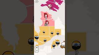 India vs Canada vs Greenland country ball mobile game game play viral video trending reels shorts [upl. by Ardelle]