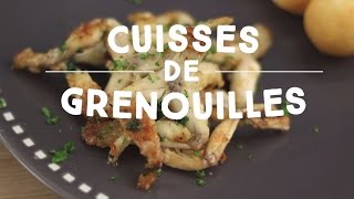 Cuisses de grenouilles au beurre dail  CuisineAZ [upl. by Bridge]