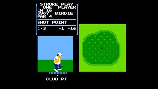 Vs Stroke amp Match Golf Arcade Longplay 1984 Nintendo Men Version set GF42 [upl. by Winna997]