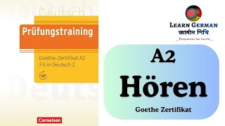 GoetheZertifikat A2 Hören Modelltest 3 [upl. by Willmert]