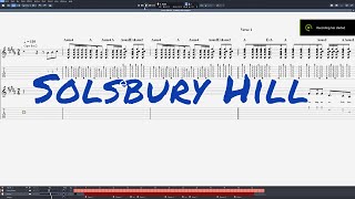 Peter Gabriel Solsbury Hill acoustic version  interactive guitar tabs [upl. by Pomfrey]