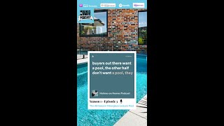 Do Pools Add Value To Your Home podcastshow [upl. by Neirol]