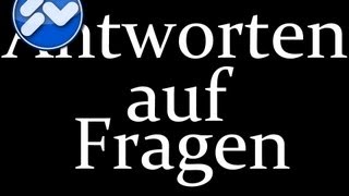 Antworten auf Ihre Fragen 2 [upl. by Naoma]