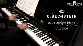 C Bechstein A124 Upright Piano circa 2006 For Sale In The UK  Bonners Piano Centres [upl. by Schlosser]