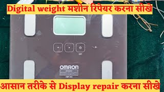 How to repair Digital weighing machine OMRON HBF 212 [upl. by Aan]